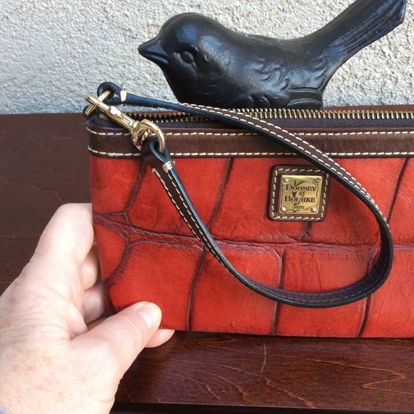 Dooney & Bourke Crocodile Wristlet - Picture 3 of 6